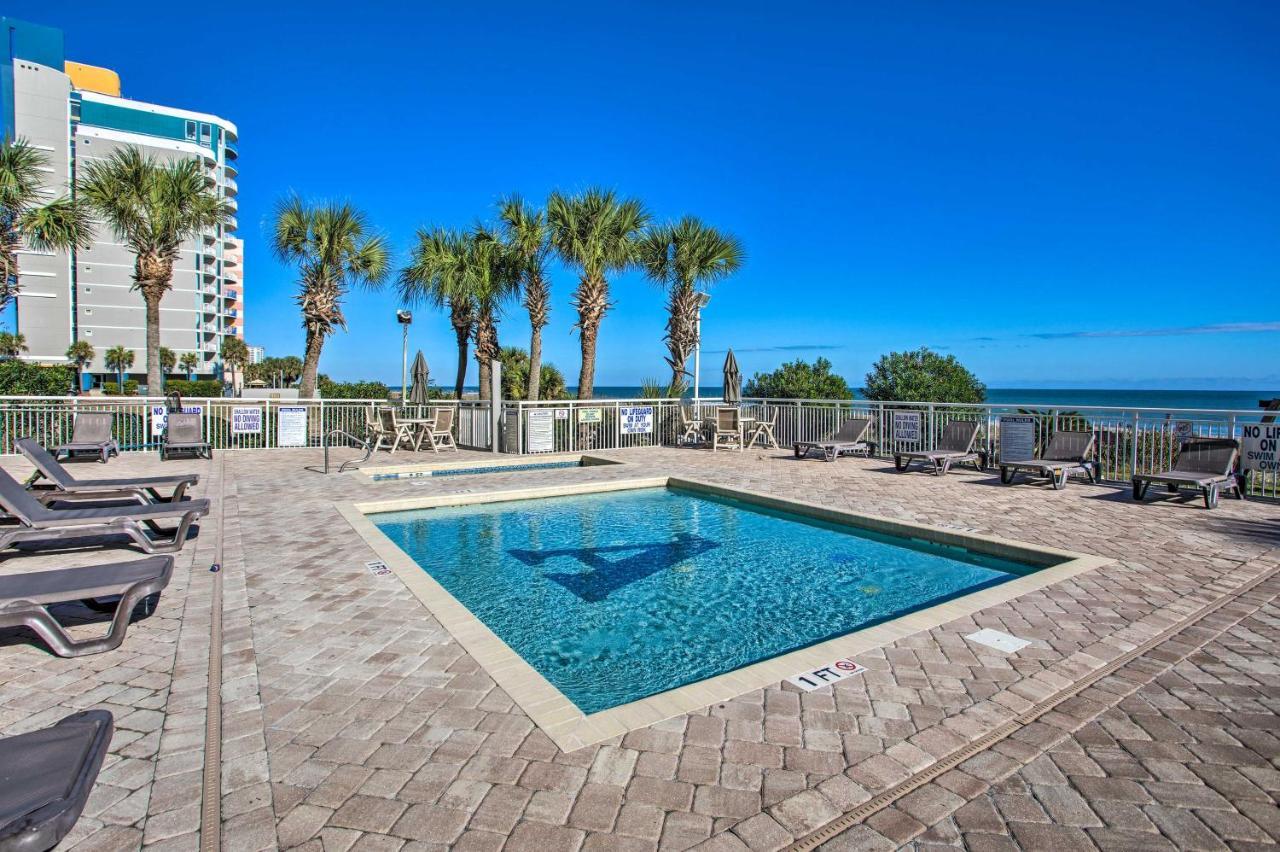 Oceanfront Condo With Huge Balcony Walk To Skywheel Миртъл Бийч Екстериор снимка
