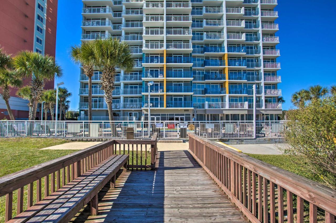 Oceanfront Condo With Huge Balcony Walk To Skywheel Миртъл Бийч Екстериор снимка