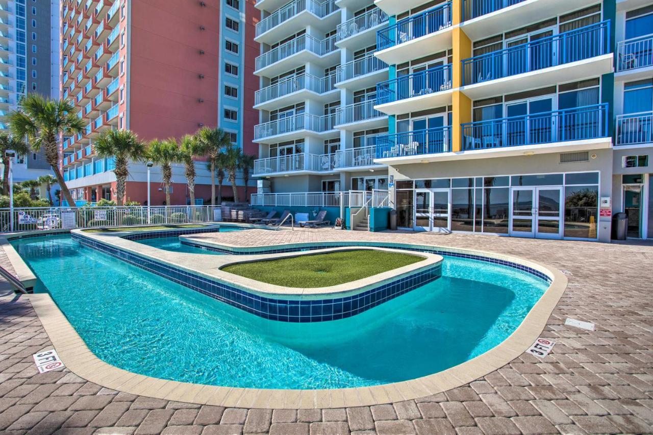 Oceanfront Condo With Huge Balcony Walk To Skywheel Миртъл Бийч Екстериор снимка