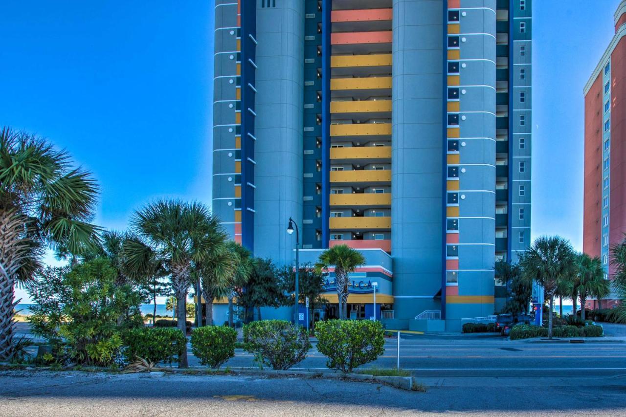 Oceanfront Condo With Huge Balcony Walk To Skywheel Миртъл Бийч Екстериор снимка