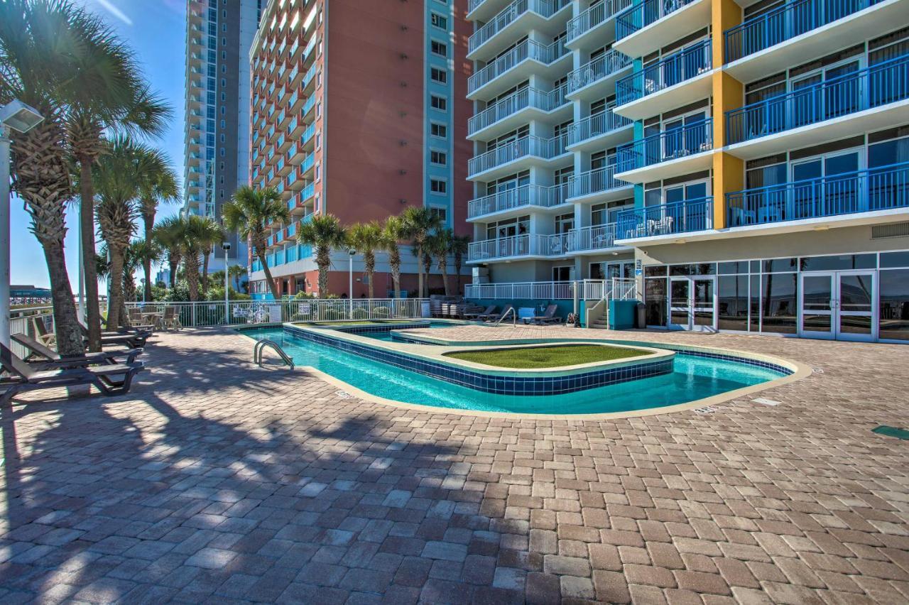 Oceanfront Condo With Huge Balcony Walk To Skywheel Миртъл Бийч Екстериор снимка